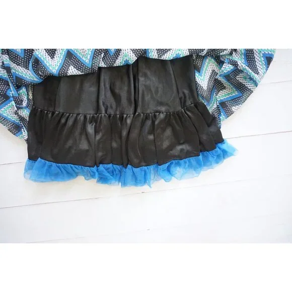 Knitworks Girls Chevron Dress - Size 14 - Picture 4 of 8